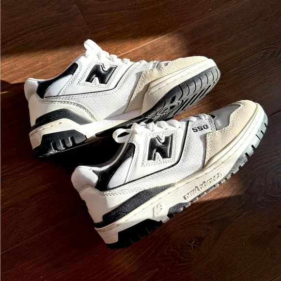 New Balance 550 Sea Salt Black - 5.5 M/7 W - Picture 10 of 16